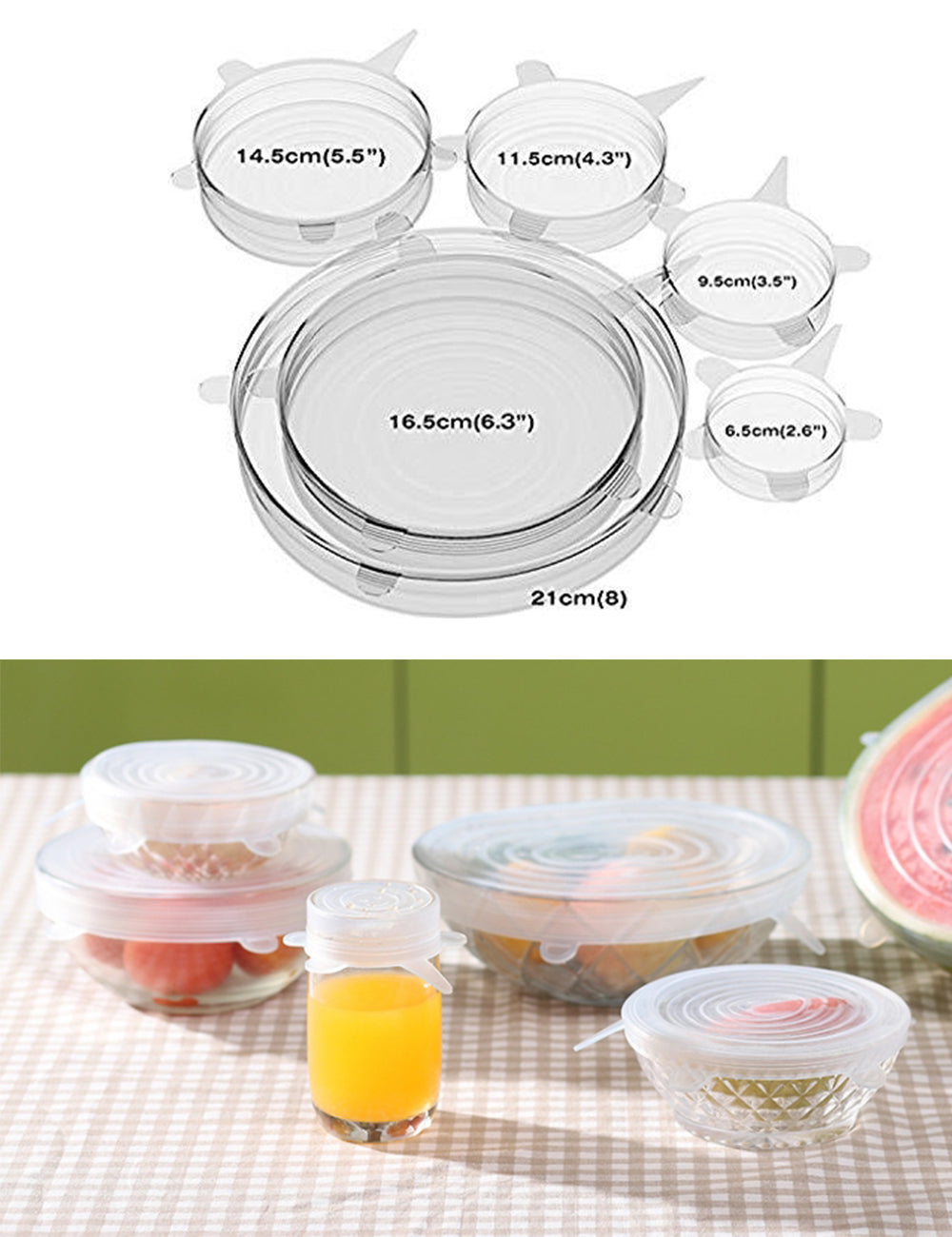 【客製化】6件式矽膠保鮮蓋組 | 禮品、贈品專業客製禮贈品顧問 | 禮品、贈品專屬客製禮贈品專家