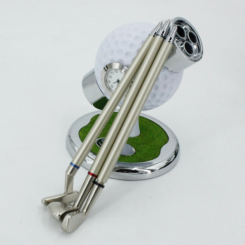 【客製化】 高爾夫造型筆筒時鐘 | 禮品、贈品專業客製禮贈品顧問 | 禮品、贈品專屬客製禮贈品專家