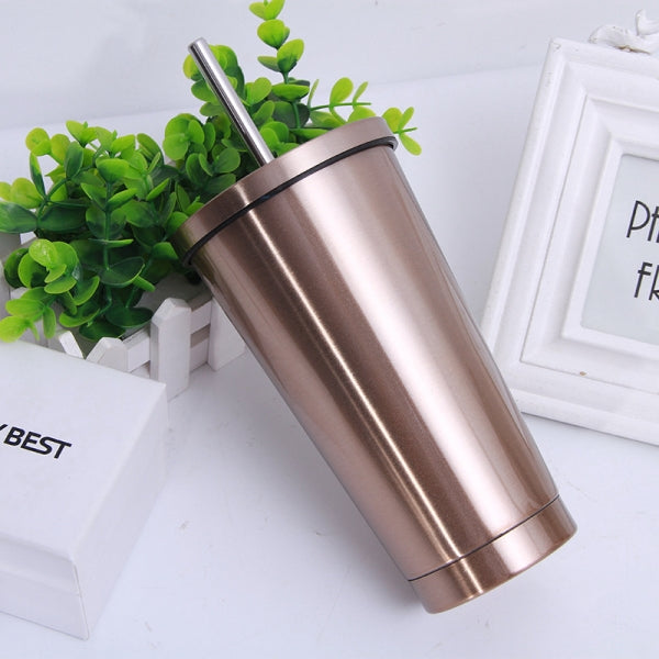 【客製化】304不鏽鋼雙層真空吸管杯隨行杯507ml | 禮品、贈品專業客製禮贈品顧問 | 禮品、贈品專屬客製禮贈品專家