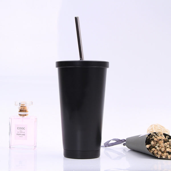 【客製化】304不鏽鋼雙層真空吸管杯隨行杯503ml | 禮品、贈品專業客製禮贈品顧問 | 禮品、贈品專屬客製禮贈品專家