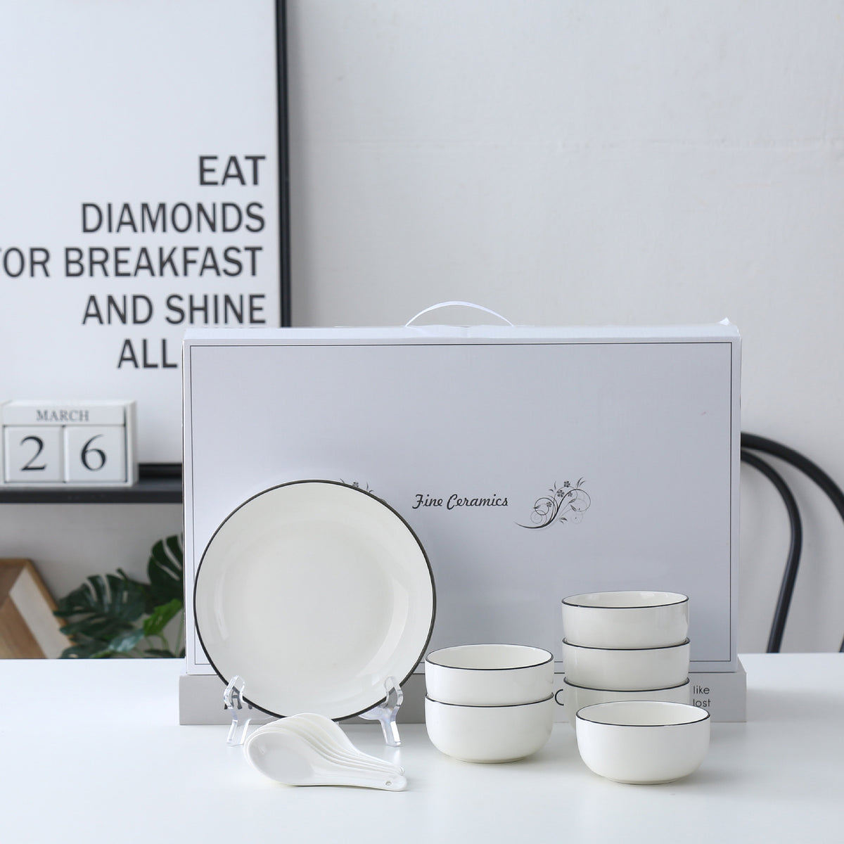【客製化】北歐風陶瓷餐具套裝禮盒 | 禮品、贈品專業客製禮贈品顧問 | 禮品、贈品專屬客製禮贈品專家